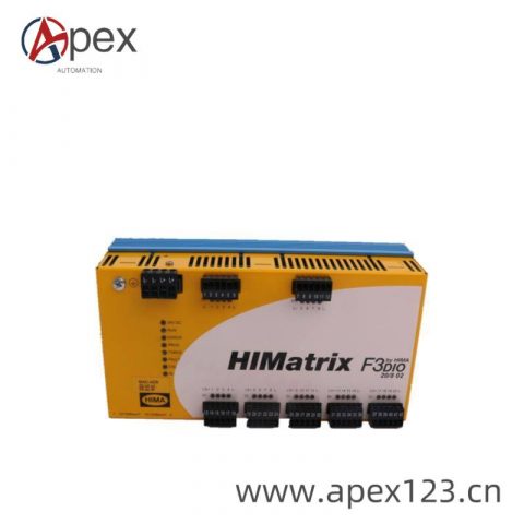 HIMA F3DIO20/802: 8-Channel Digital Input Module for Industrial Automation