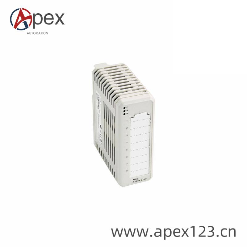 abb_ai810_3bse008516r1.jpg ABB AI810 3BSE008516R1 Analog Input Output Termination Module, Ideal for Industrial Automation