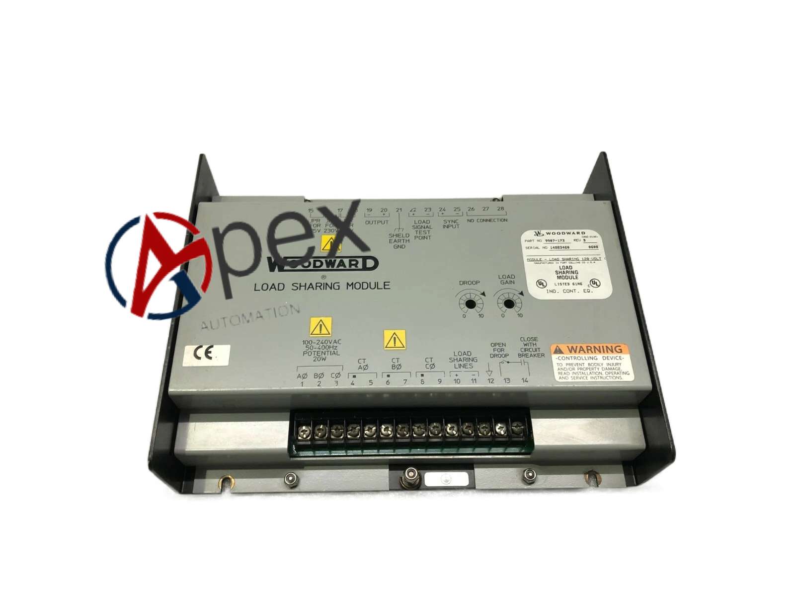Woodward 9907-999 Power Supply Module - Apex Automation